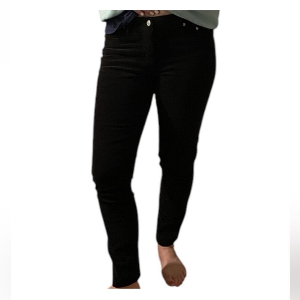 Fabrizio Gianni Jean Slim Fit Stretch Fine wale Corduroy Jeans sz 8 deep brown